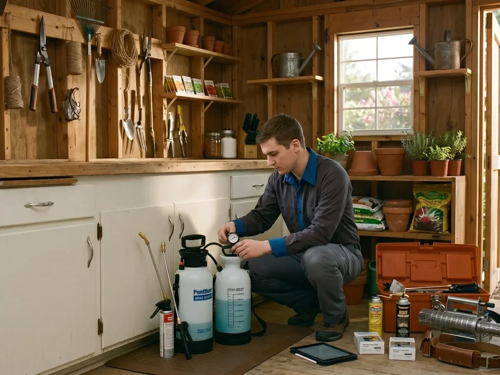 Technicienne certifiée inspectant un dispositif professionnel lors d'une intervention d'urgence à Marseille.